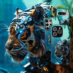 Cyborg Tiger Phone Case