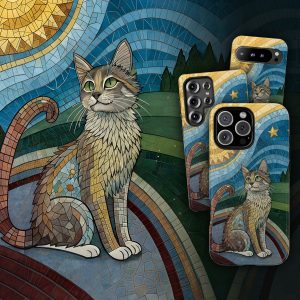 Cat Mosaic Phone Case