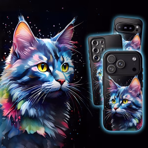 Watercolour Cat Phone Case