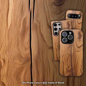 Split Oak Wood Phone Case