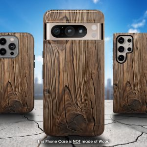 Aged Oak Wood Phone Case