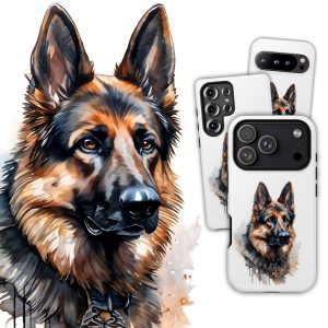 Watercolour German Shepherd Phone Case